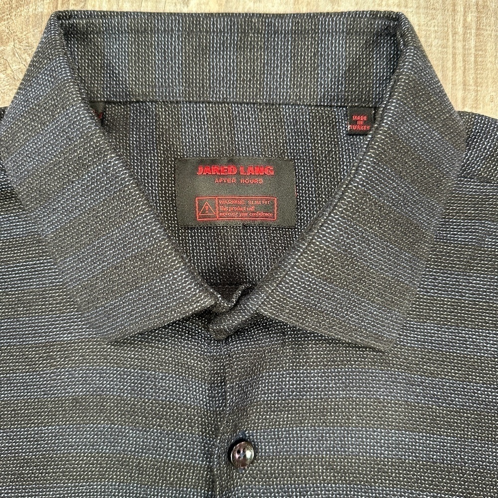 Jared Lang After Hours Long Sleeve Button Front S… - image 7